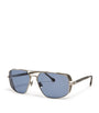 Side-Shield Aviator Sunglasses