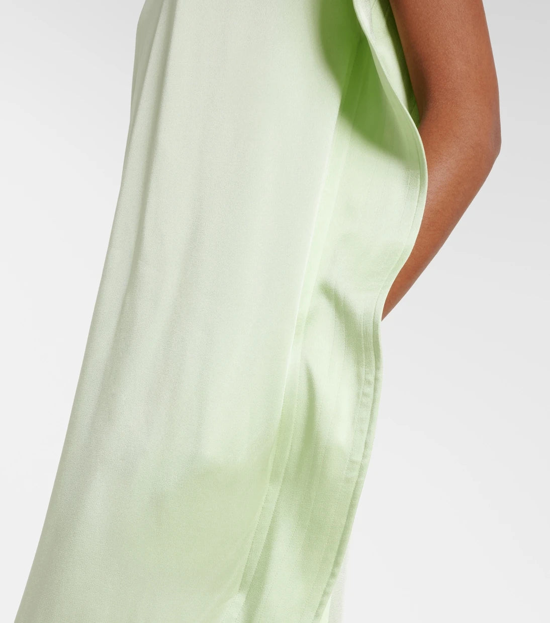 Stella McCartney - Envers asymmetric satin cocktail dress