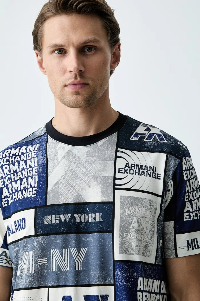 Armani Exchange erkek pamuklu tişört