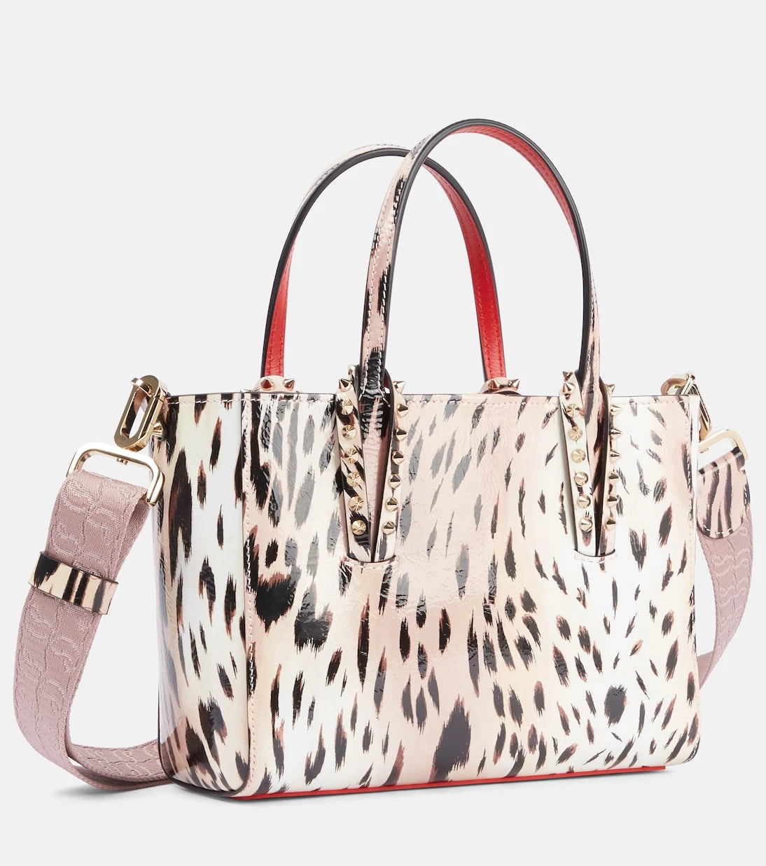 Christian Louboutin - Cabata Mini leopard-print leather tote bag