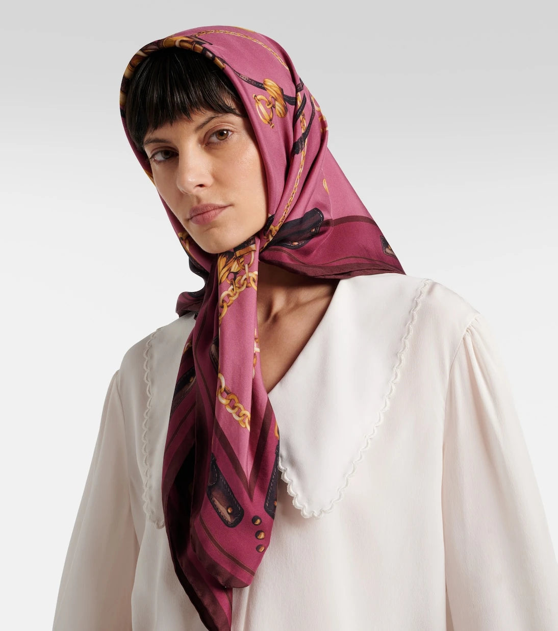 Chloé - Paddington silk scarf