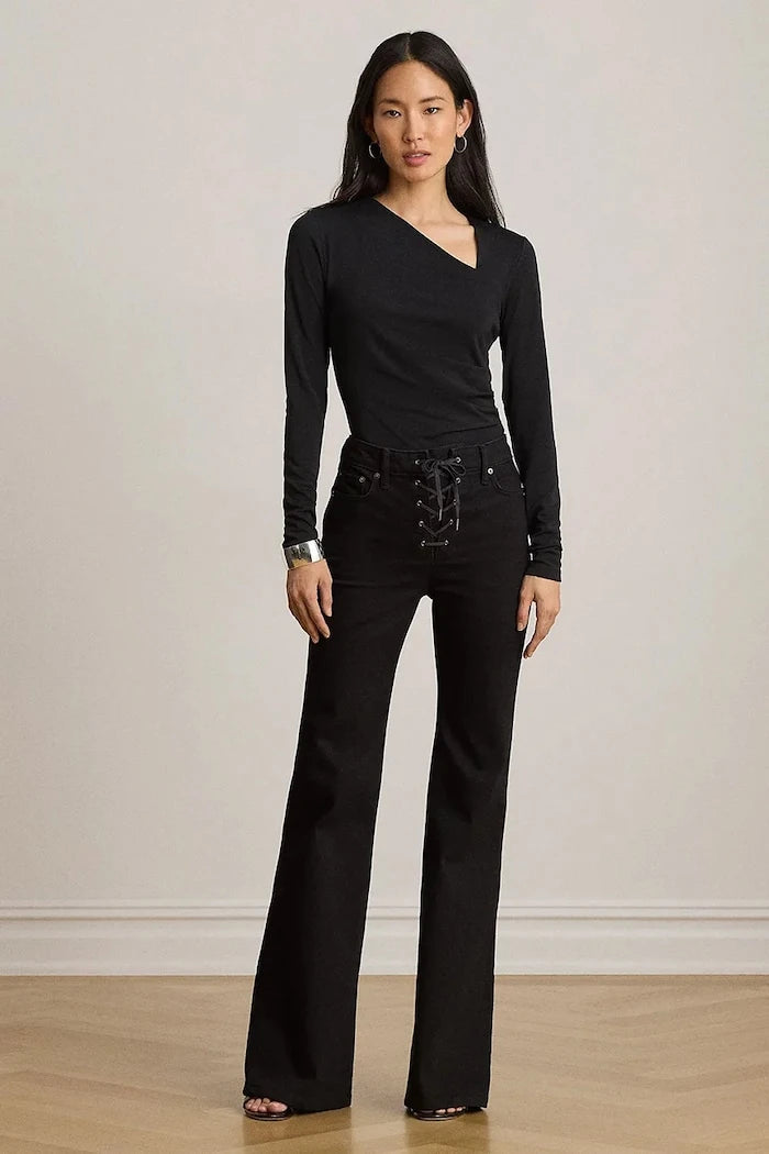 Lauren Ralph Lauren uzun kollu kadın bluzu