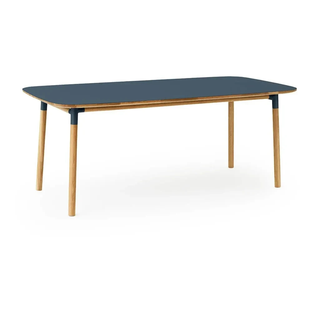 Normann Copenhagen - Form Rectangular Table 95x200cm | Blue