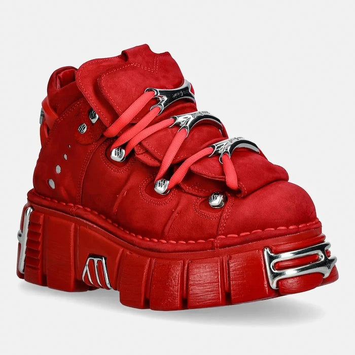 New Rock NOBUCK ROJO, TOWER ROJO PALADIO Süet Spor Ayakkabı