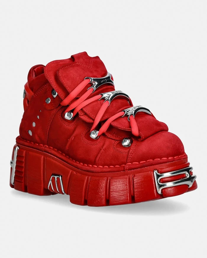 Велурени маратонки New Rock NOBUCK ROJO, TOWER ROJO PALADIO