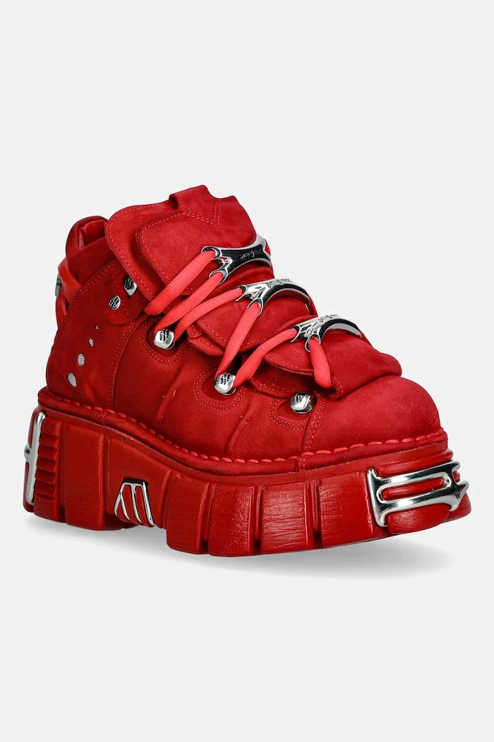New Rock NOBUCK ROJO, TOWER ROJO PALADIO Süet Spor Ayakkabı