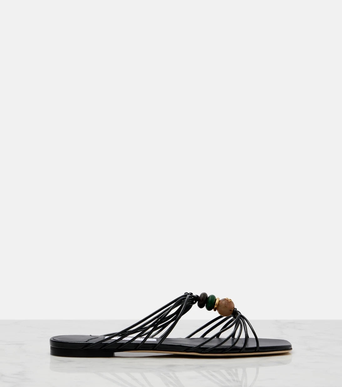 Jimmy Choo - Lova embellished leather mules