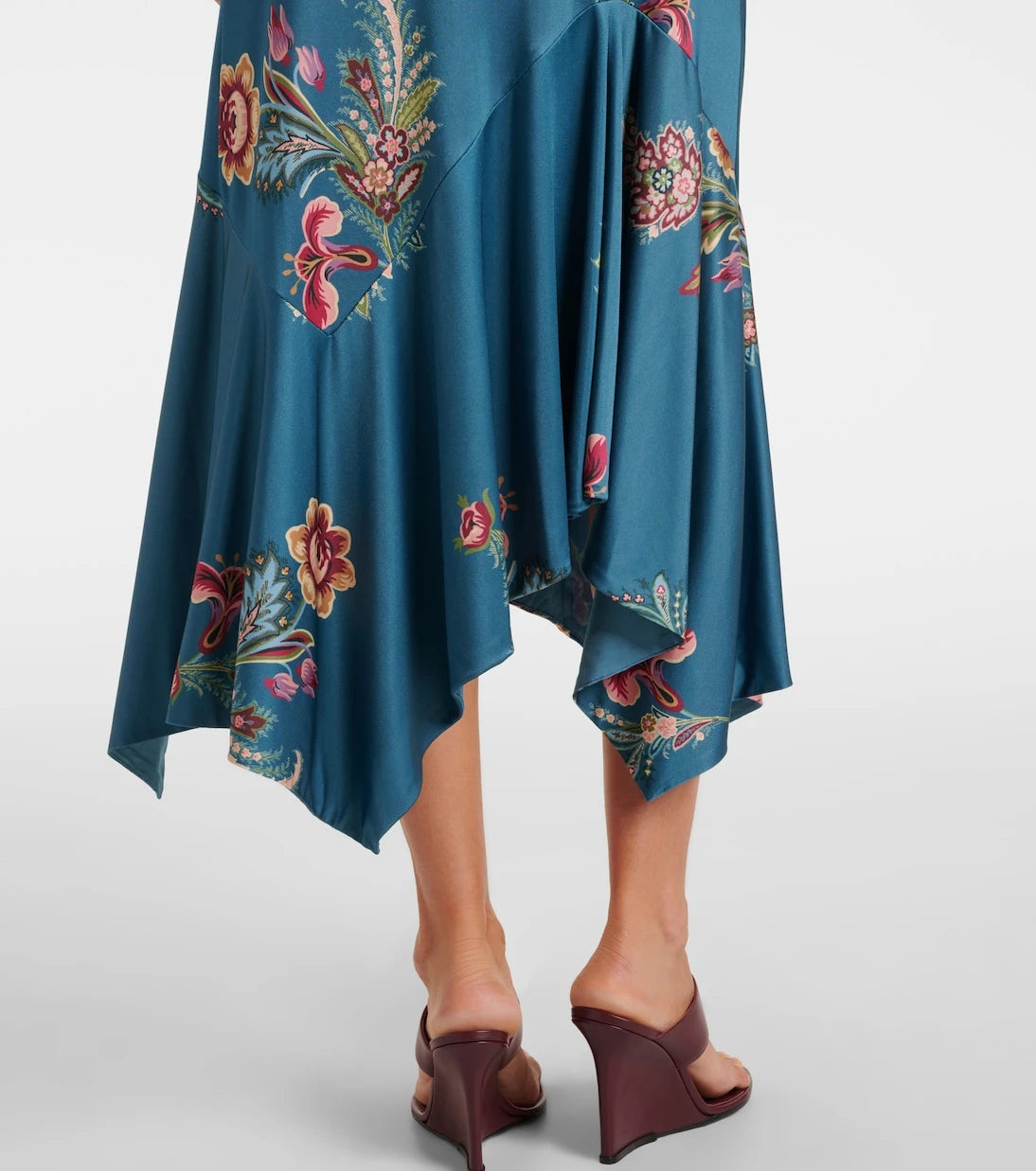 Etro - فستان ميدي مطبوع