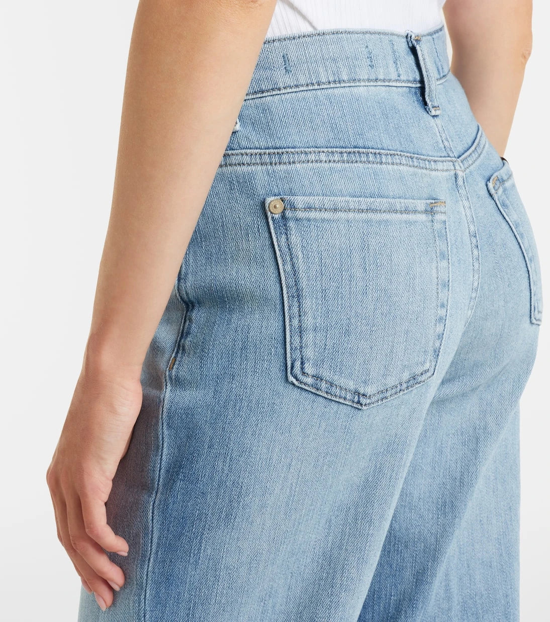 7 For All Mankind - بنطلون جينز بقصة مستقيمة "ستوفبايب"