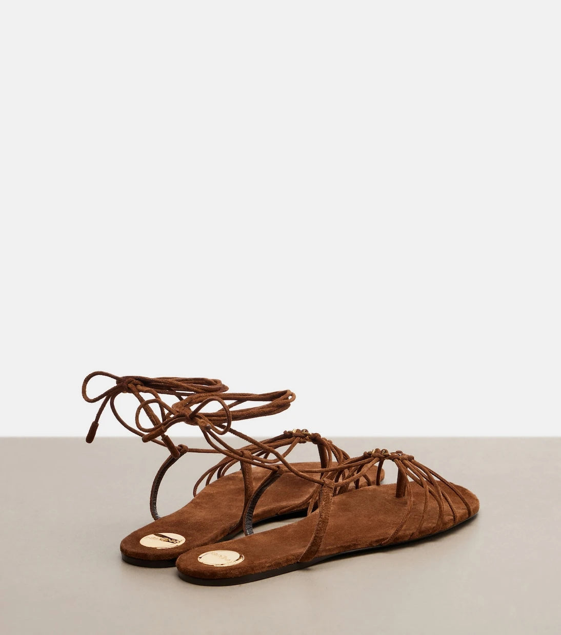 Saint Laurent - Babylone suede sandals
