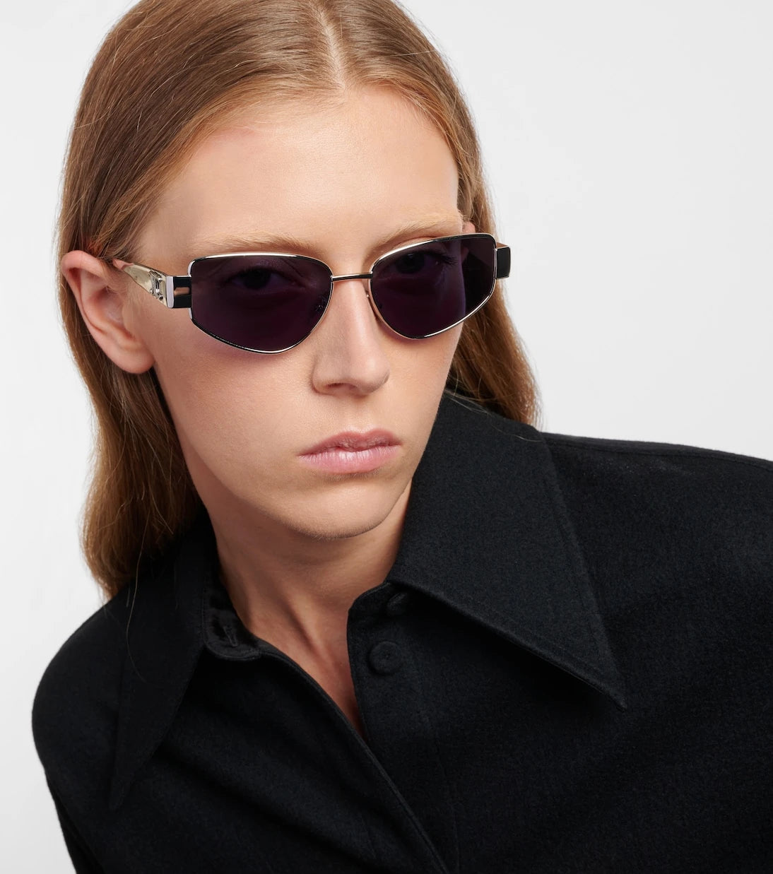 Celine Eyewear - Triomphe cat-eye sunglasses