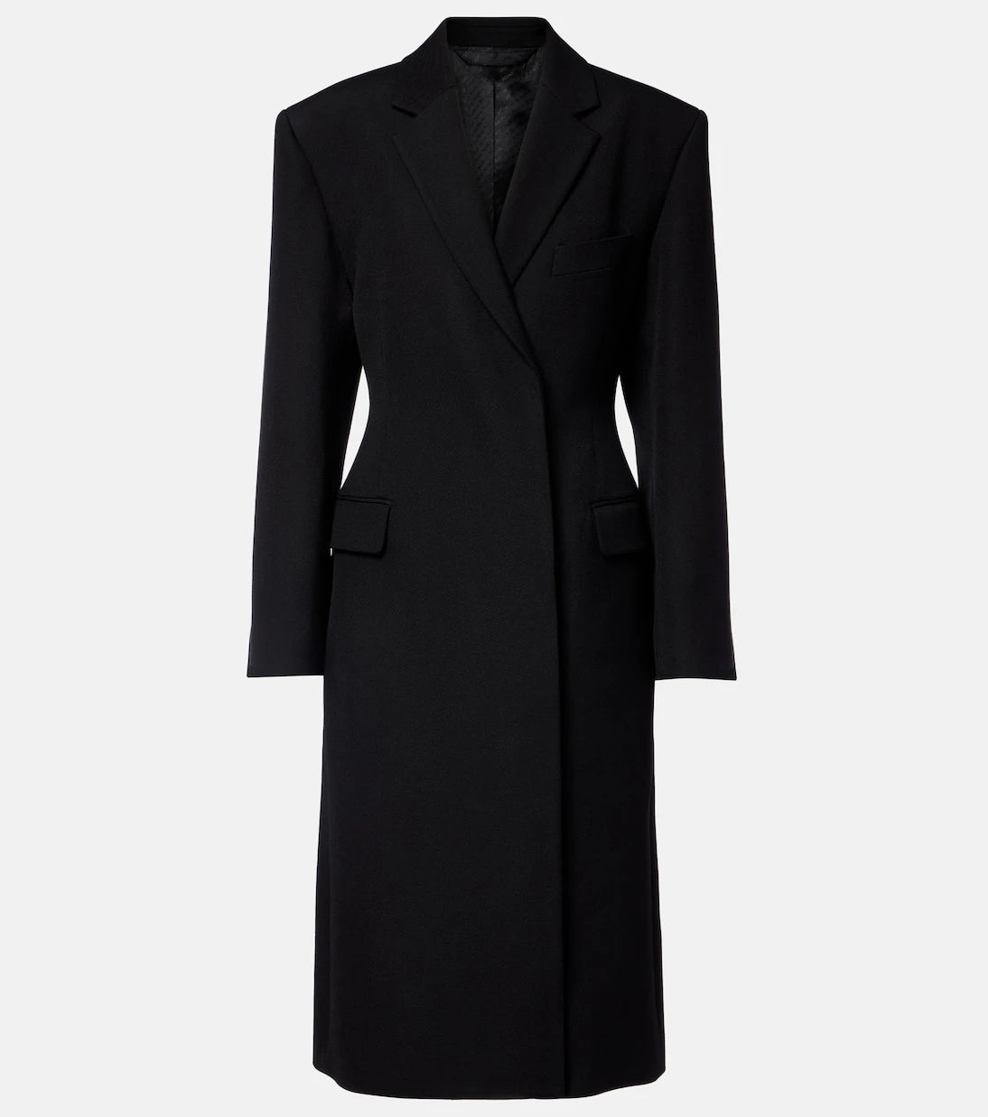 Acne Studios - Double-breasted peplum wool coat
