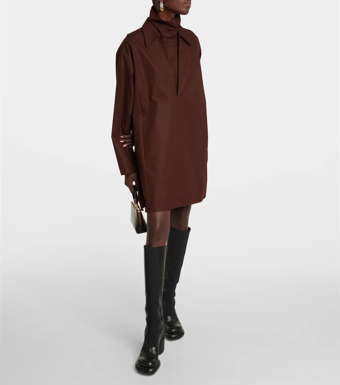 Jil Sander - Layered cotton minidress