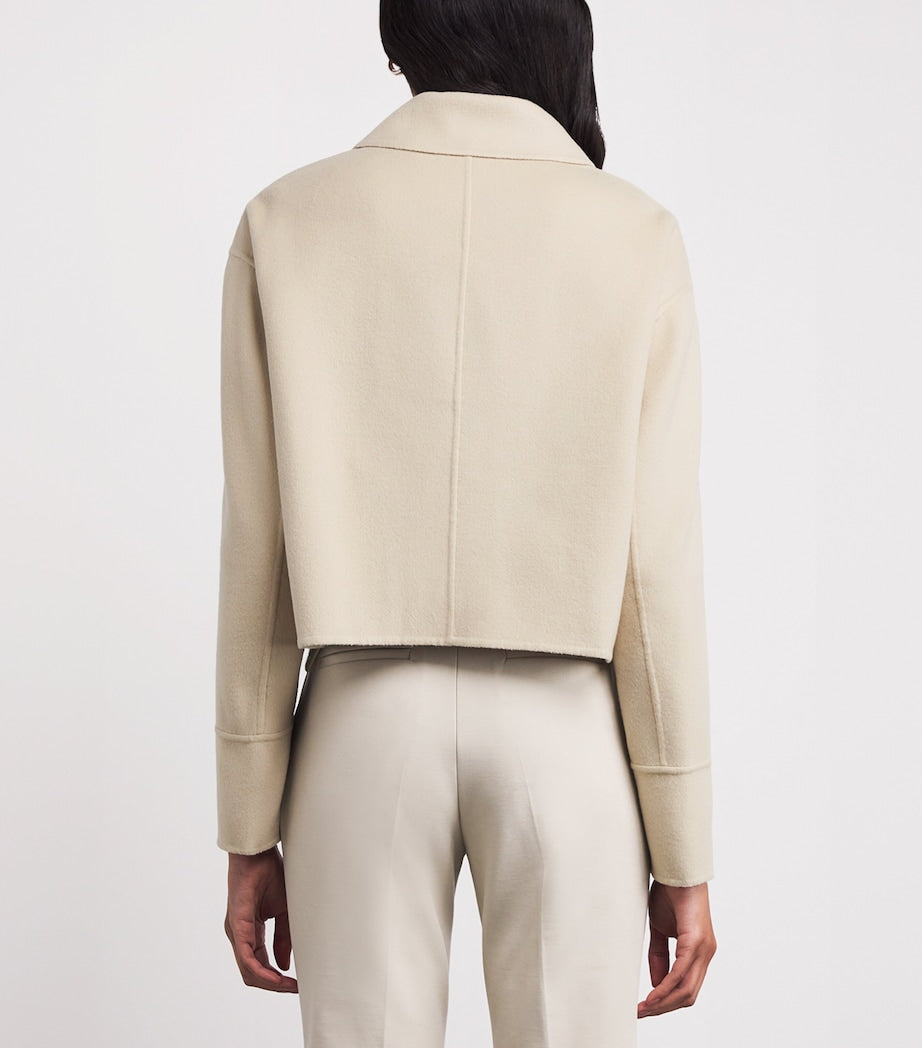 Beige Wool-Silk Gerrard Jacket