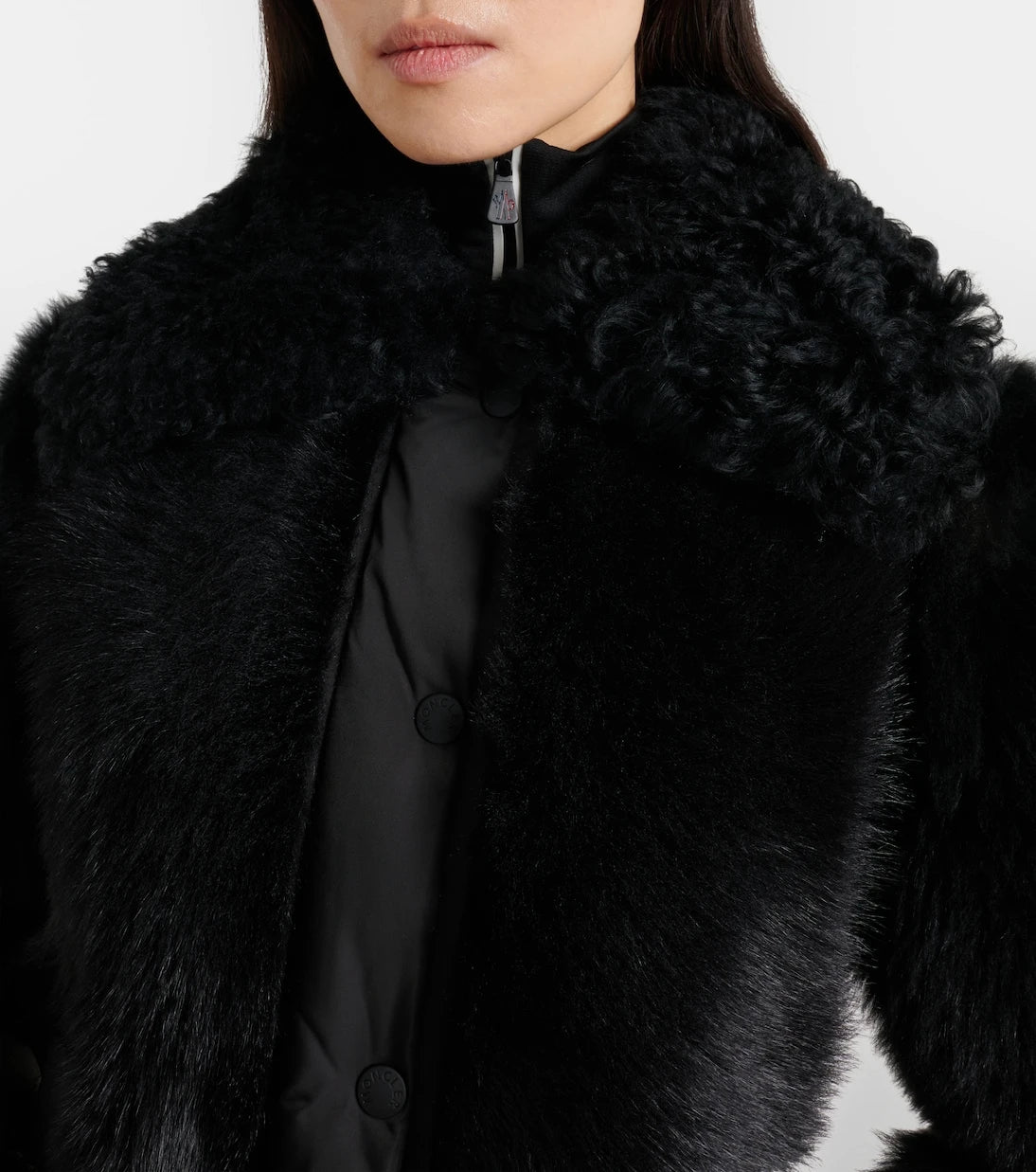 Moncler Grenoble - Valdivian shearling down jacket