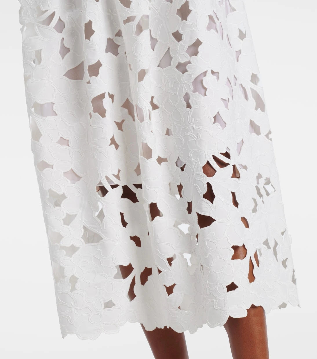 Oscar de la Renta - Lace bustier dress