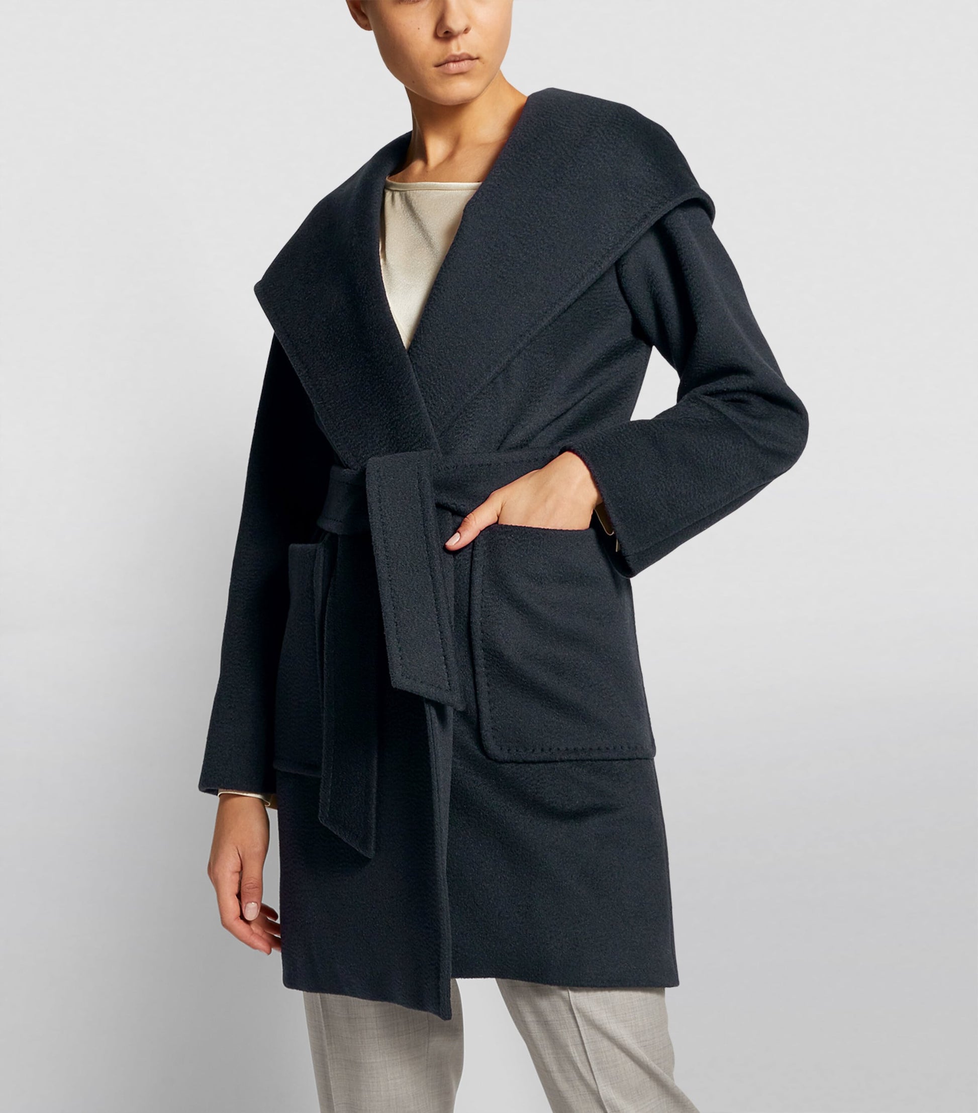Blue Rialto Hooded Coat