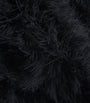 Yves Salomon Black Feather Jacket
