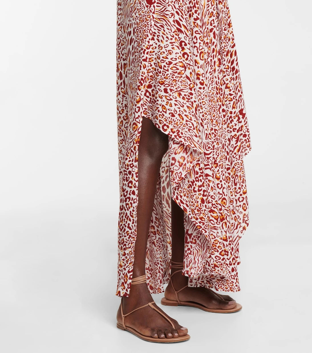 Poupette St Barth - Ilona printed v-neck dress
