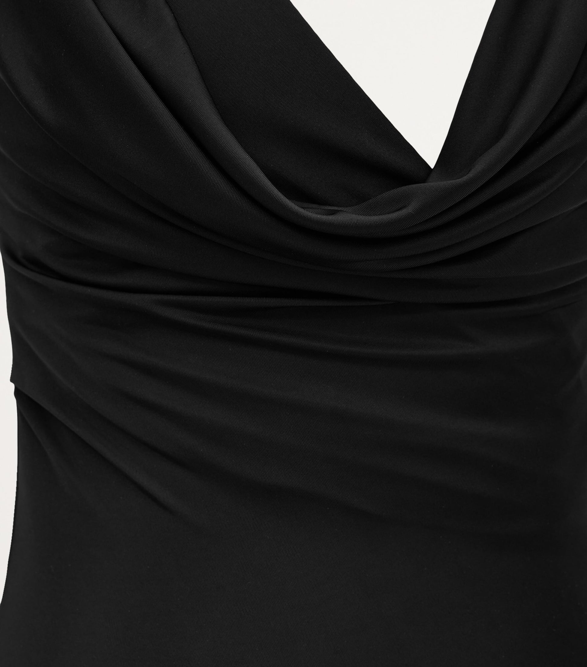 Saint Laurent Black Sleeveless Mini Dress