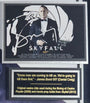 James Bond Skyfall Daniel Craig Signed Framed Display