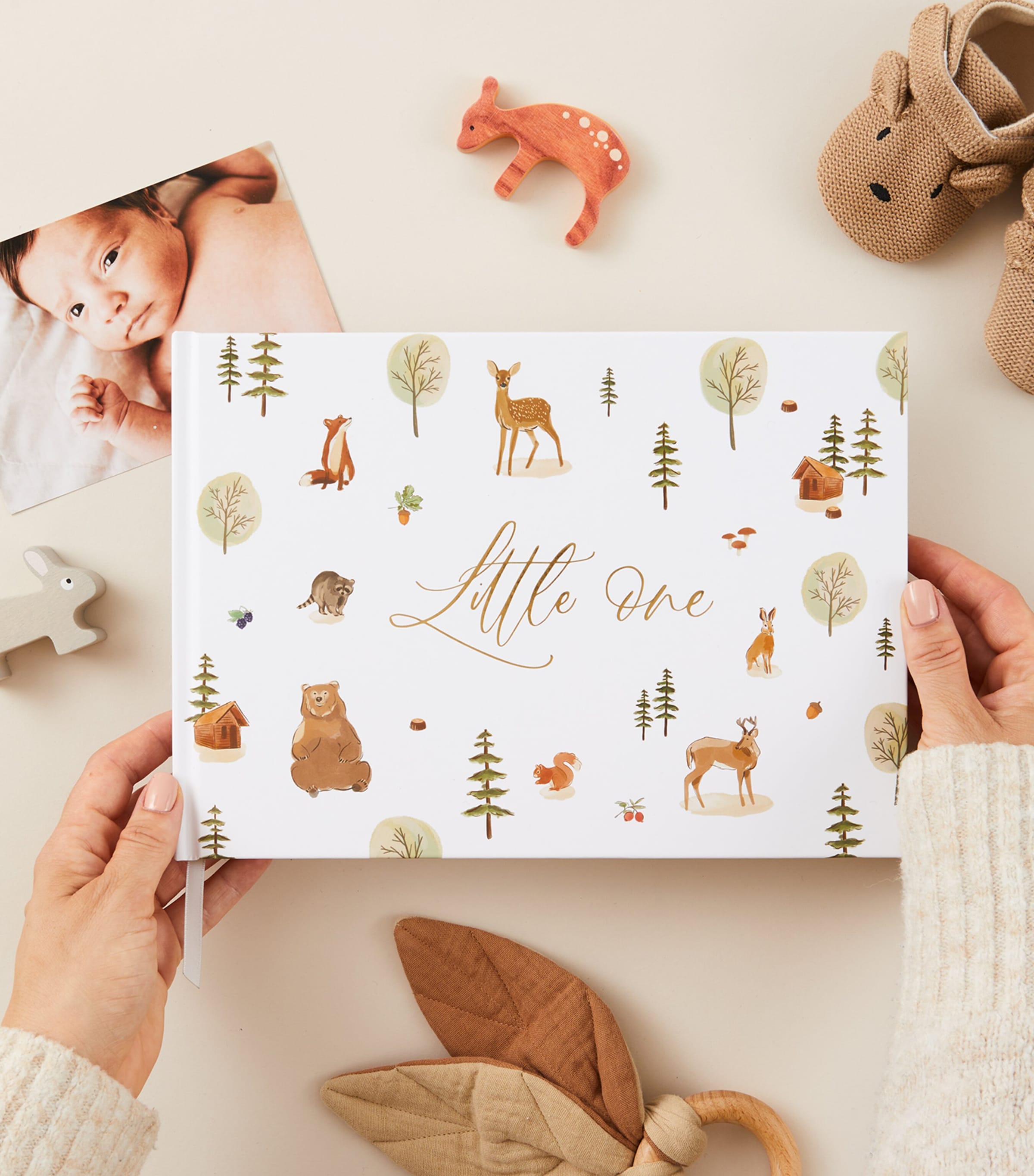 Blush and Gold My Baby Memory Book