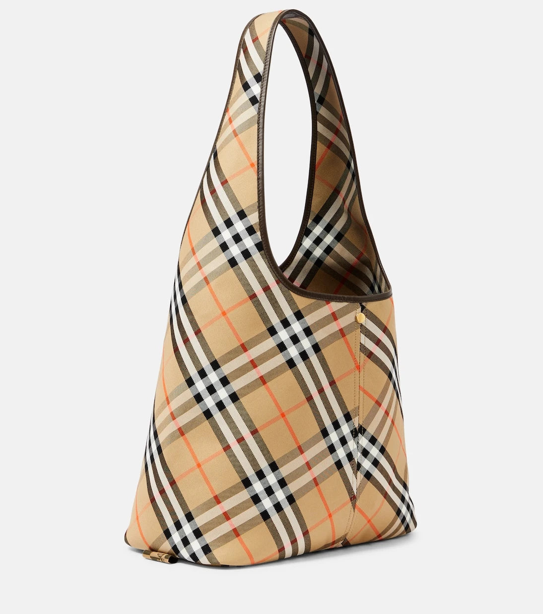 Burberry - Burberry Check Small canvas tote bag