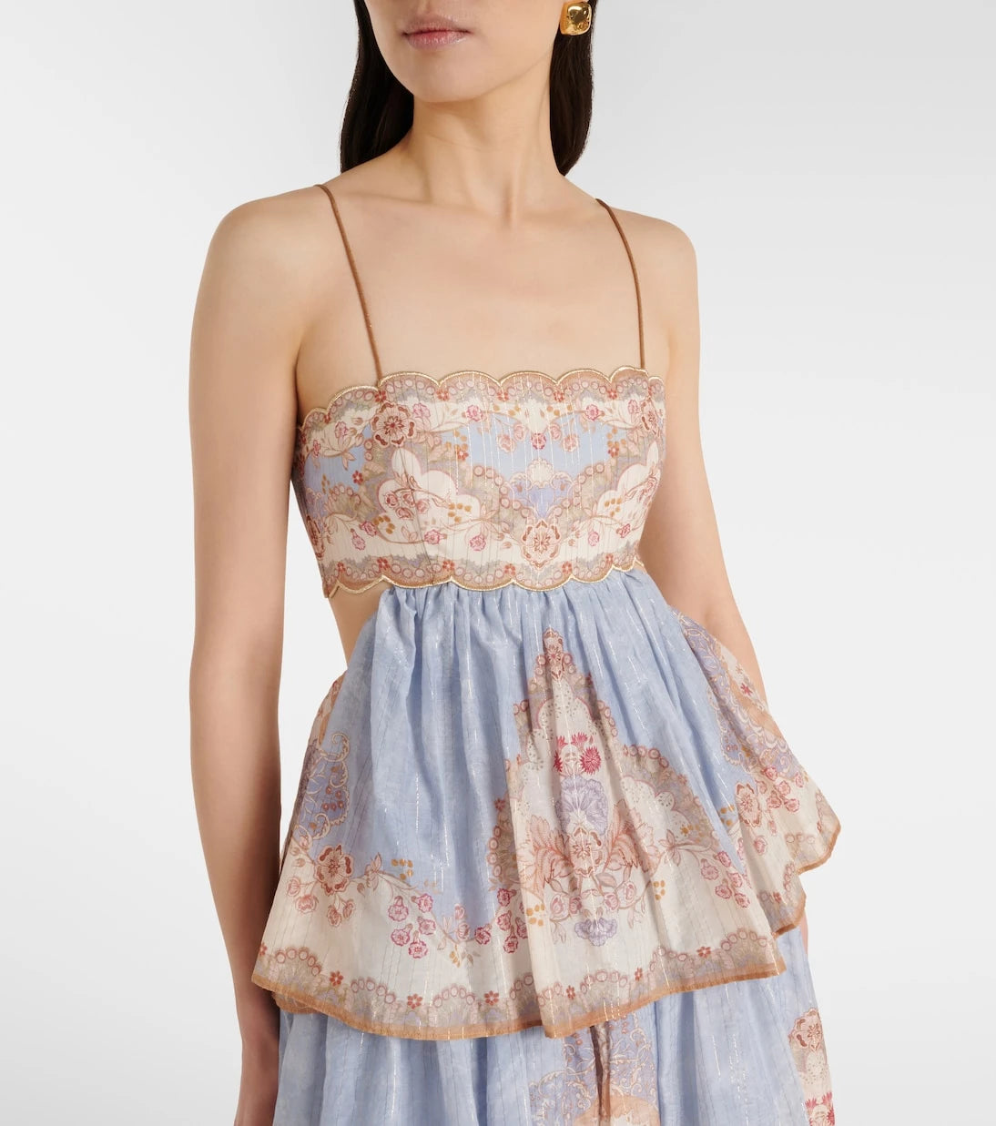 Zimmermann - Daylight floral tiered maxi dress