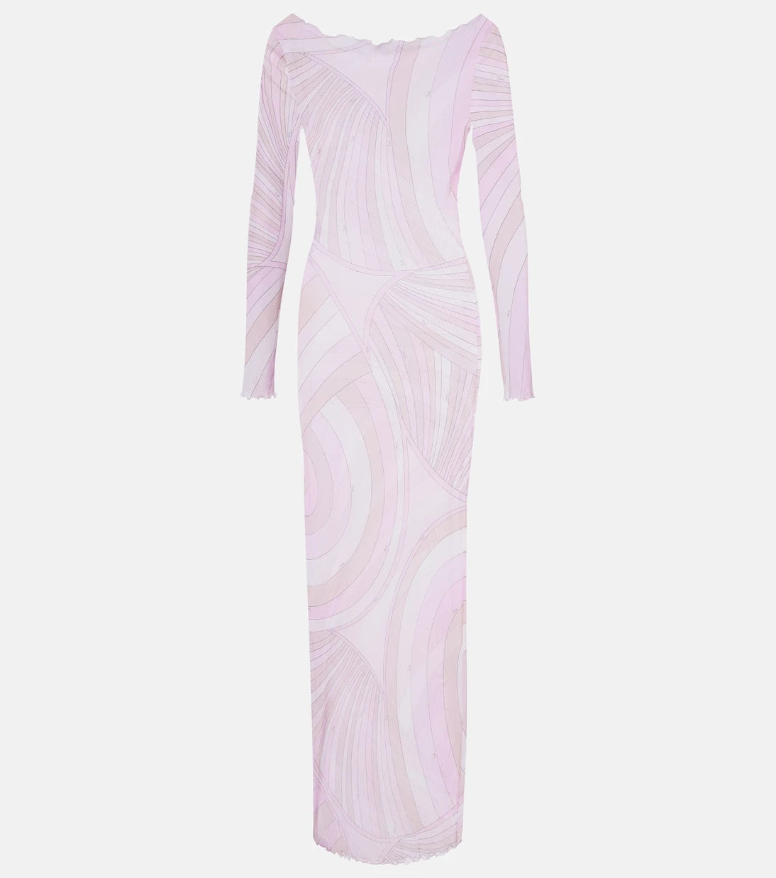 Pucci - Iride sheer tulle maxi dress