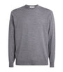 Virgin Wool Crew-Neck Sweater 930-GREY