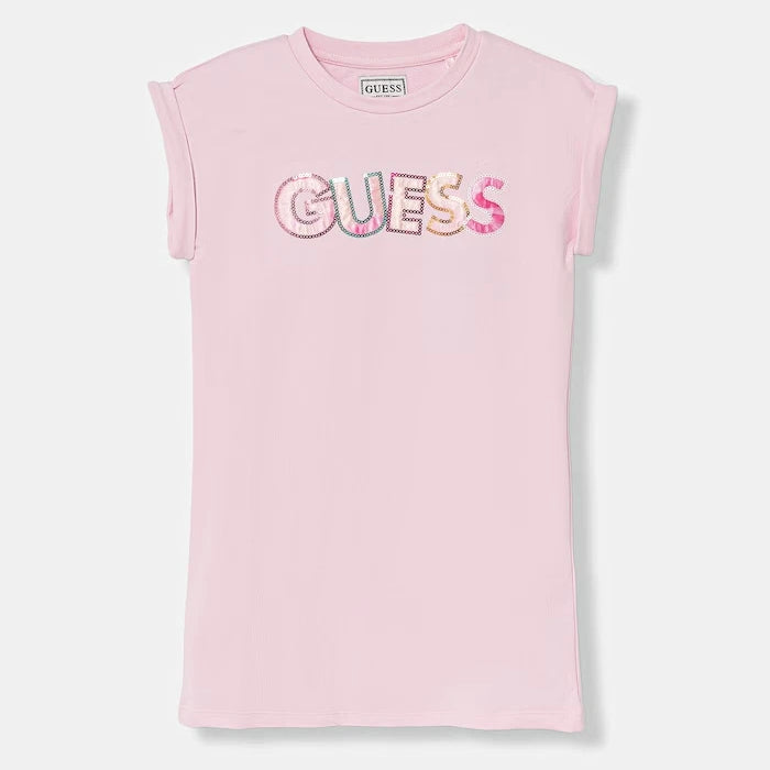 Guess рокля от памук с еластан