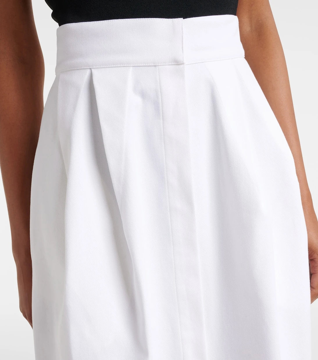 Max Mara - Cotton-blend gabardine maxi skirt