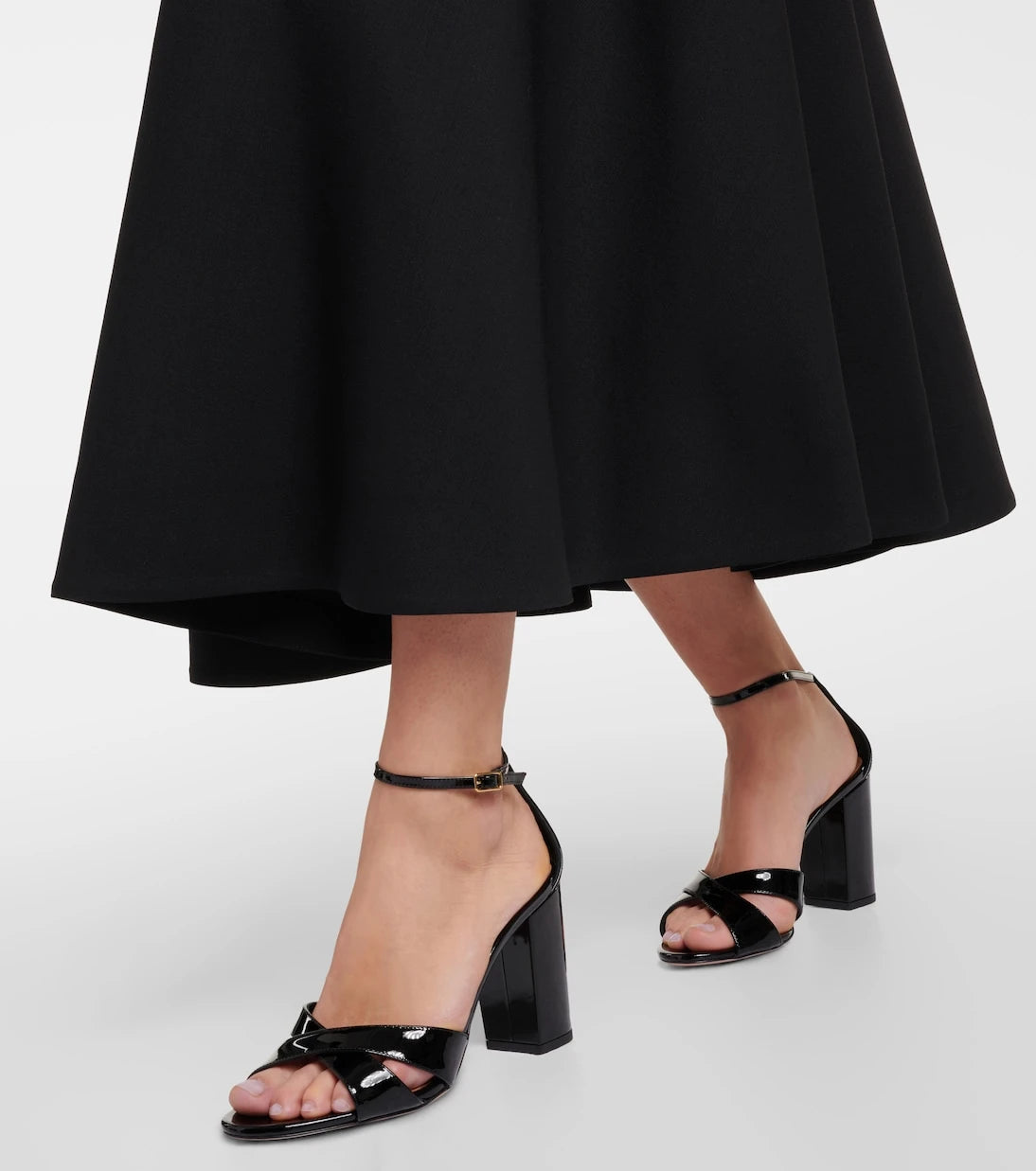 Aquazzura - Divine 85 patent leather sandals