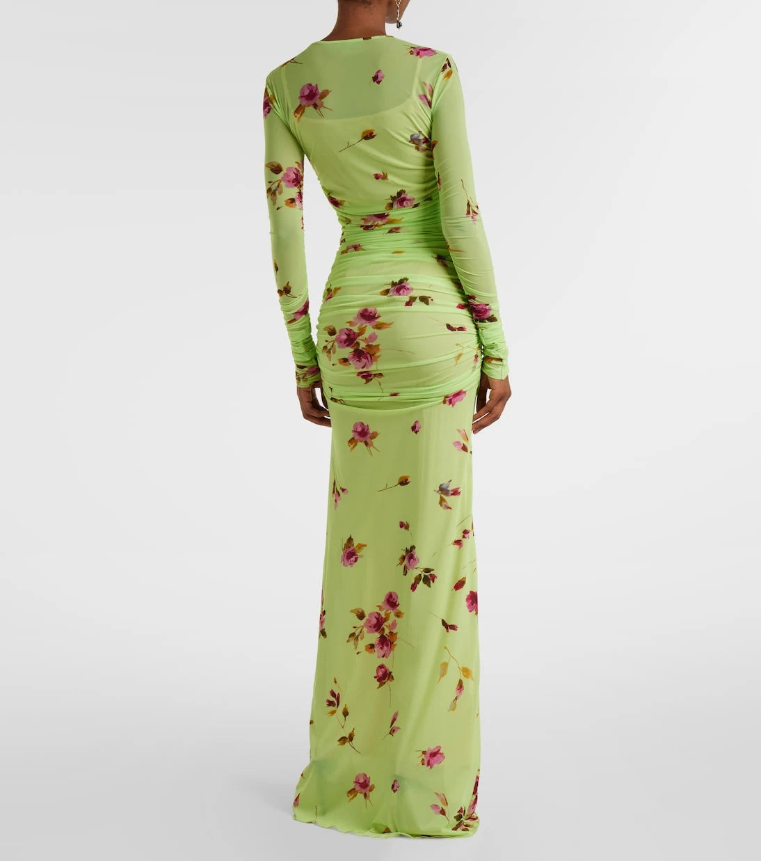 Blumarine - Floral jersey maxi dress