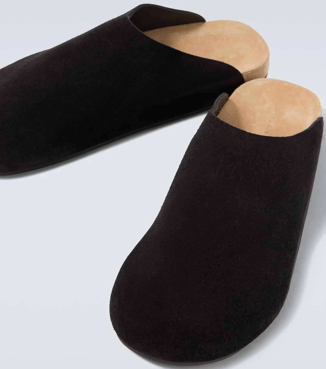 The Row - New Lucca suede slip-on shoes