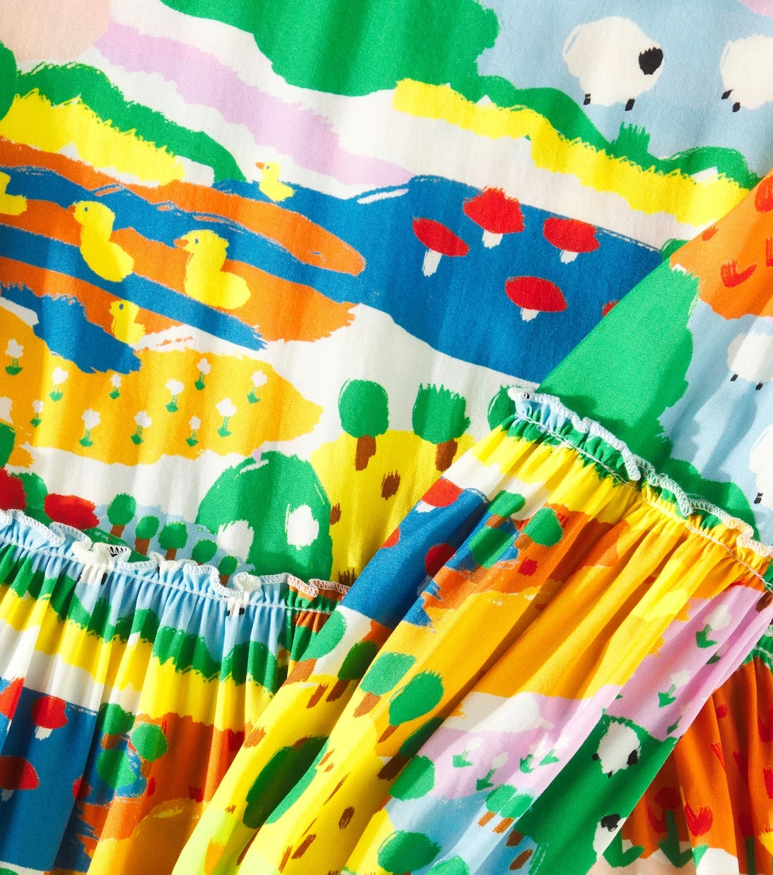 Stella McCartney Kids - فستان بتطريز رقع