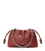 Medium Leather Flamenco Shoulder Bag