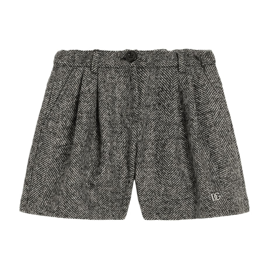 Dolce & Gabbana Kids Wool-Blend Tailored Shorts (8-12+ Years)