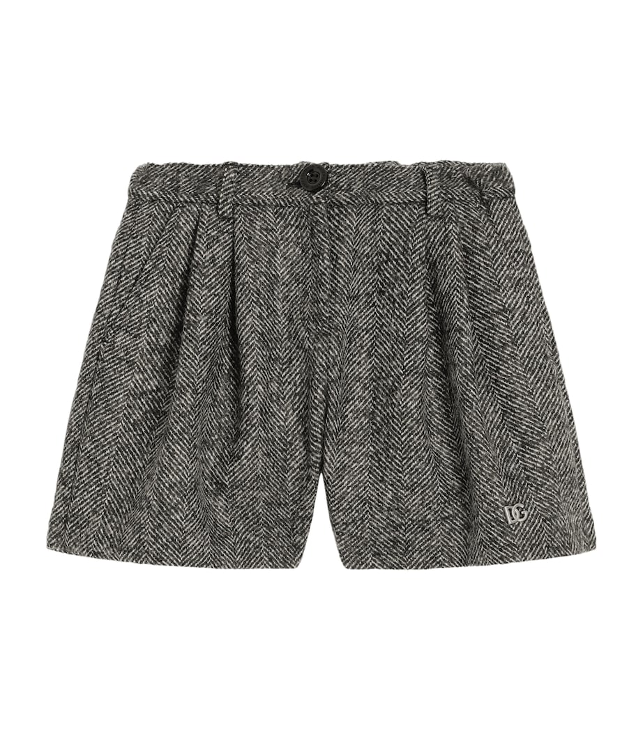 Dolce & Gabbana Kids Wool-Blend Tailored Shorts (8-12+ Years)