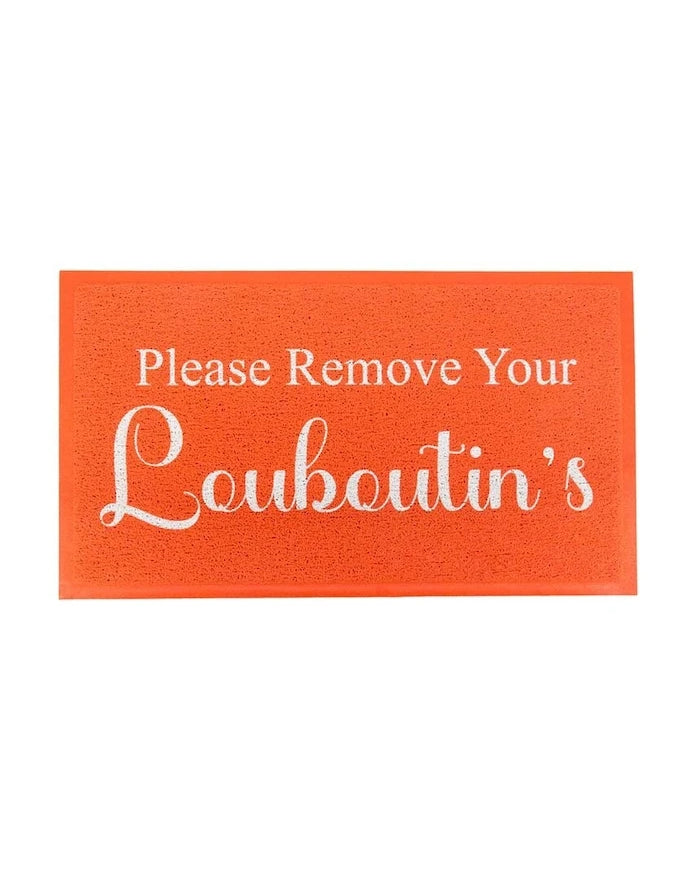 Artsy Doormats Louboutins'ınızı Çıkarın Paspas 70 x 40 cm