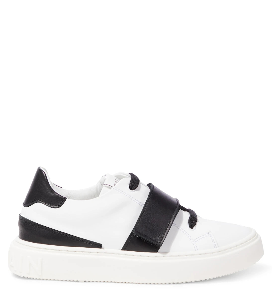 Balmain Kids - Leather sneakers