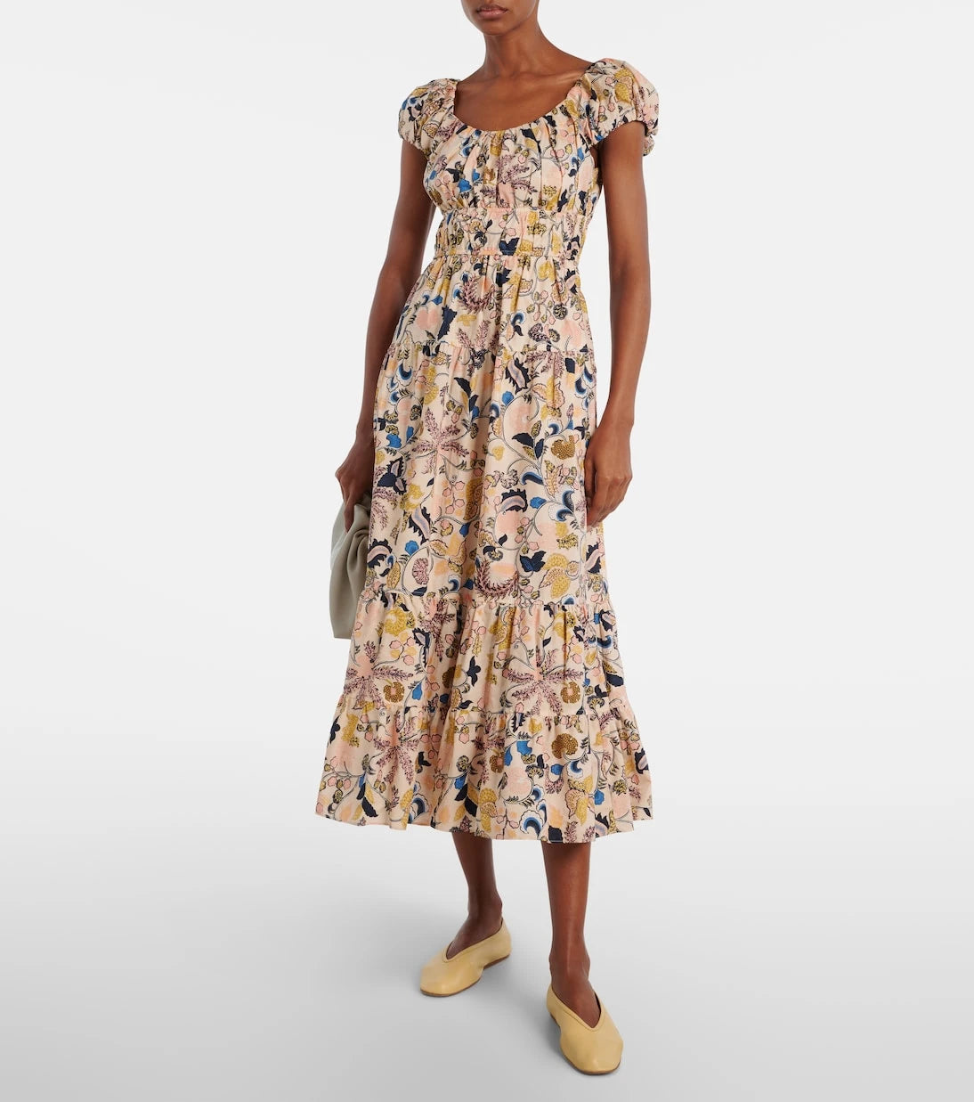 Ulla Johnson - Paloma printed cotton poplin midi dress