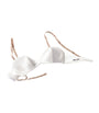 White Satin Bra