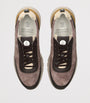 Leather-Suede Runner 2.0 Sneakers