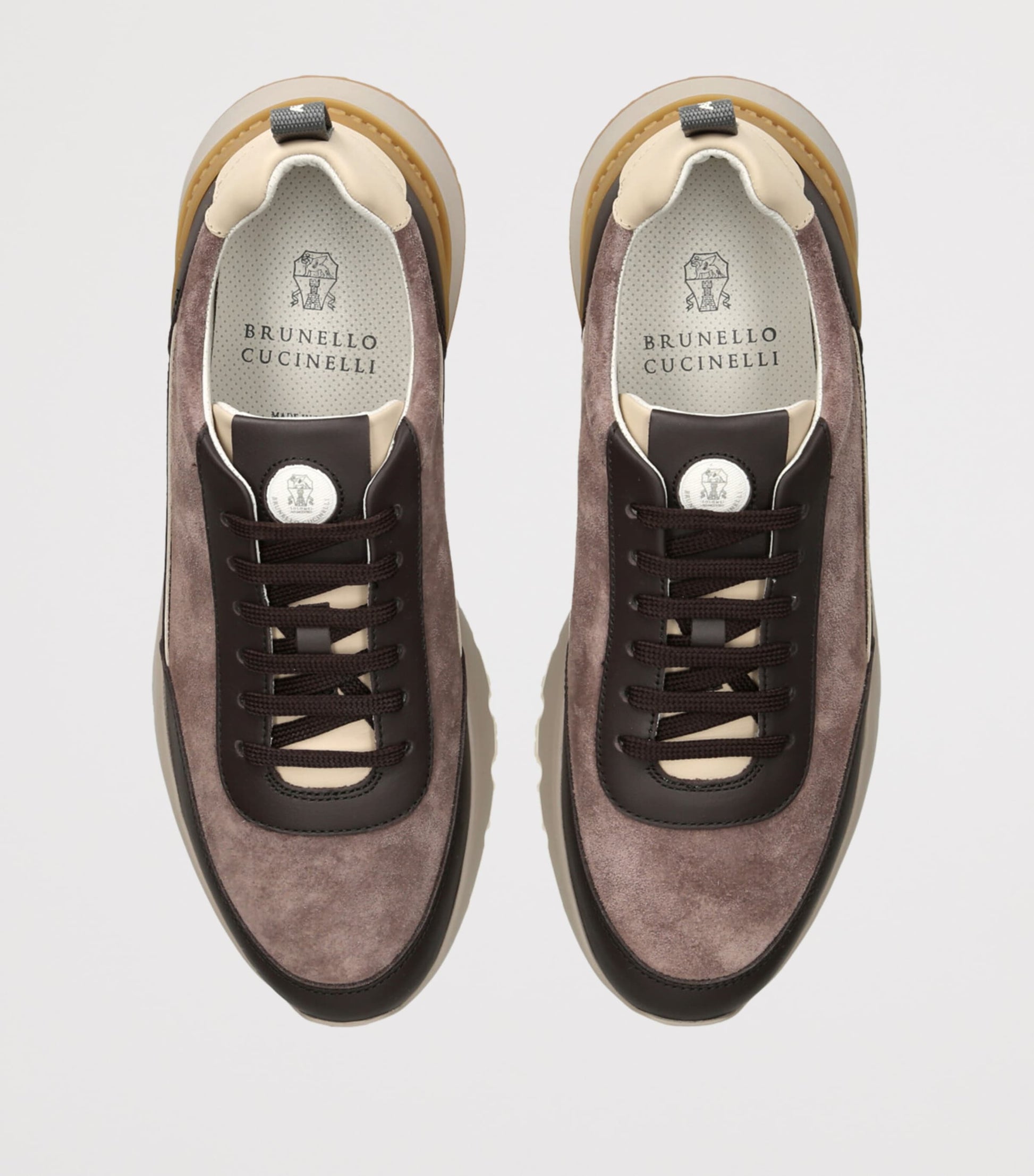 Leather-Suede Runner 2.0 Sneakers