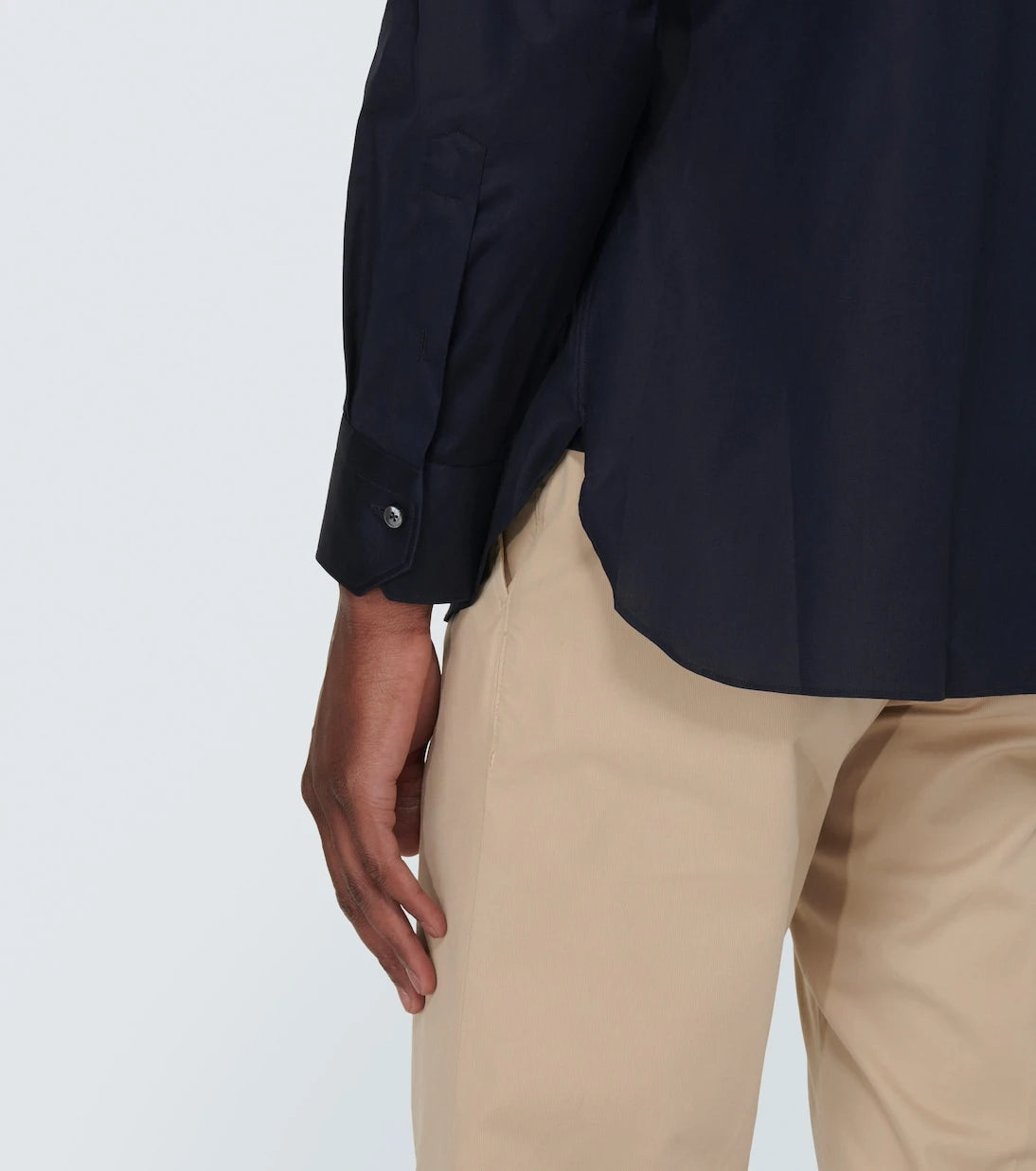 Zegna - قميص أكسفورد قطن