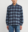 SAMSOE SAMSOE Blue Check Overshirt