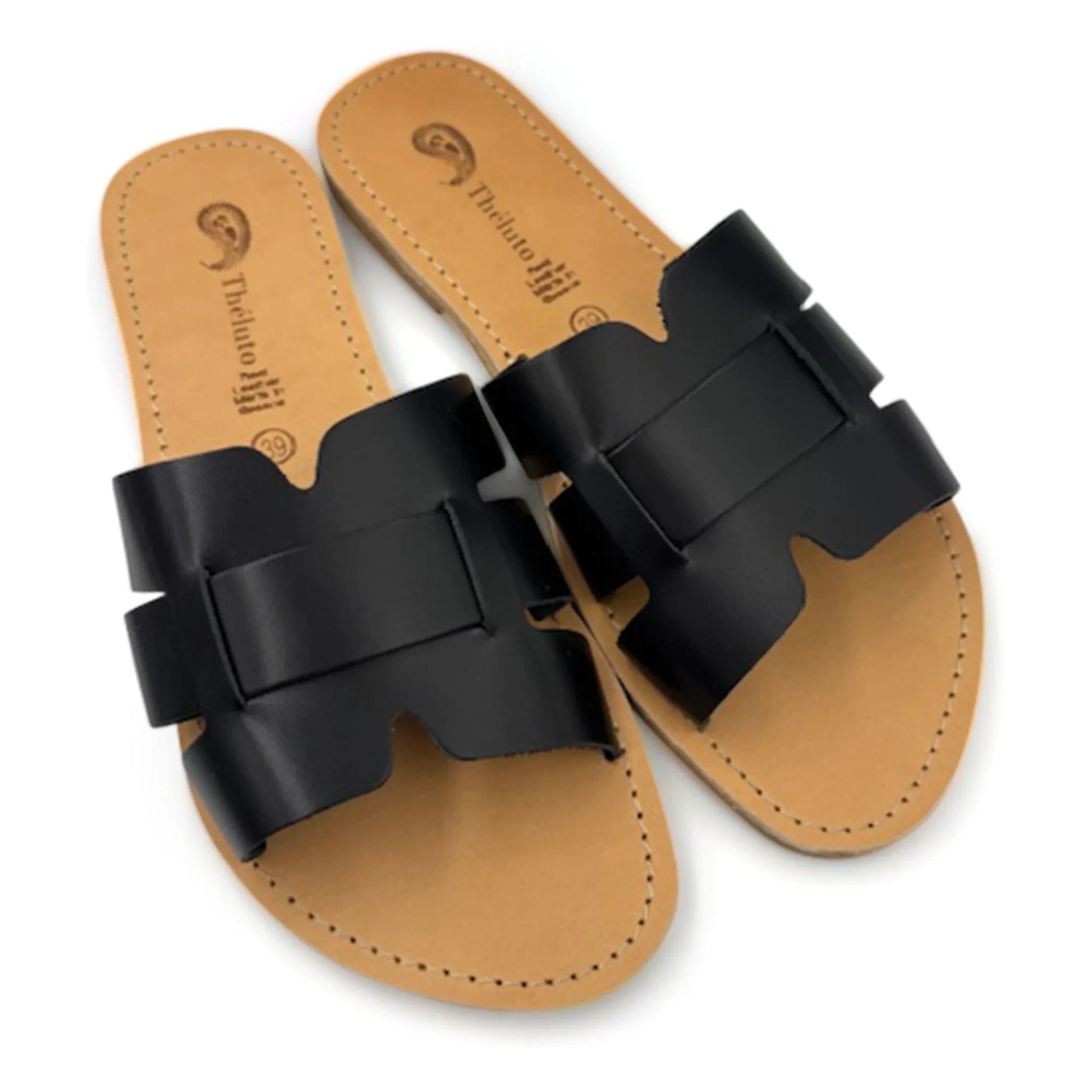 Théluto - Oriane mules | Black