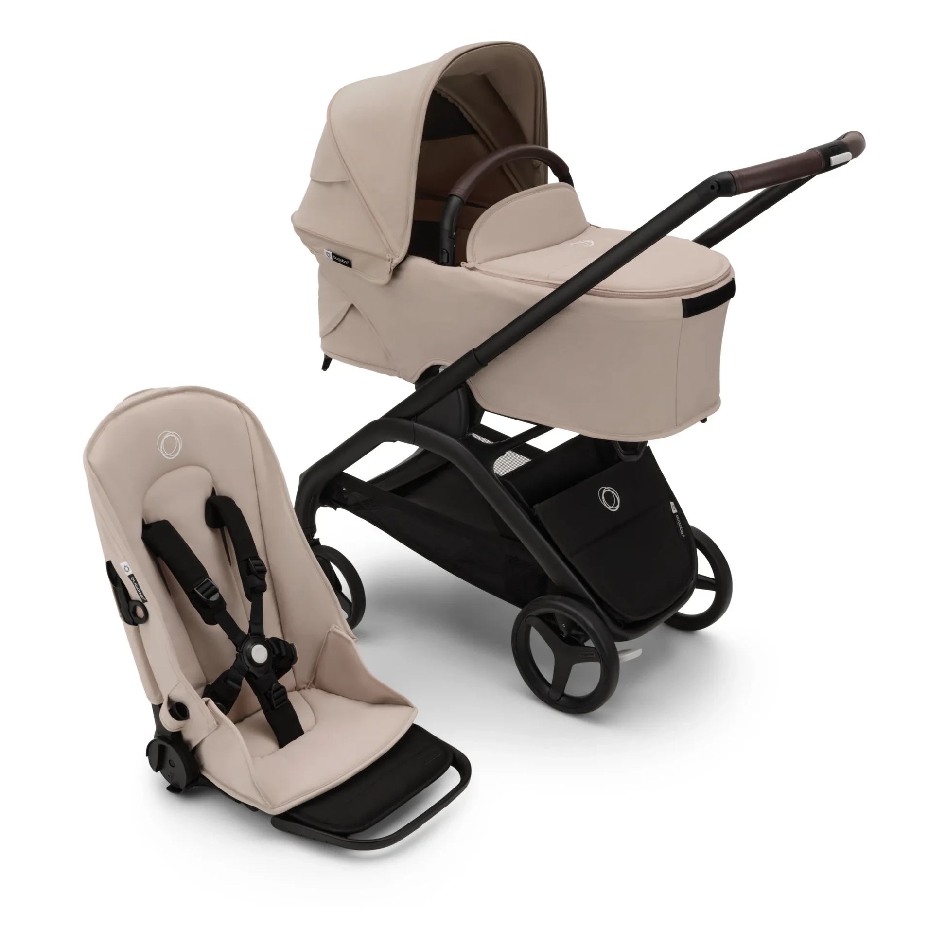 Bugaboo - Bugaboo Dragonfly City Stroller 2nd age  | Taupe brown