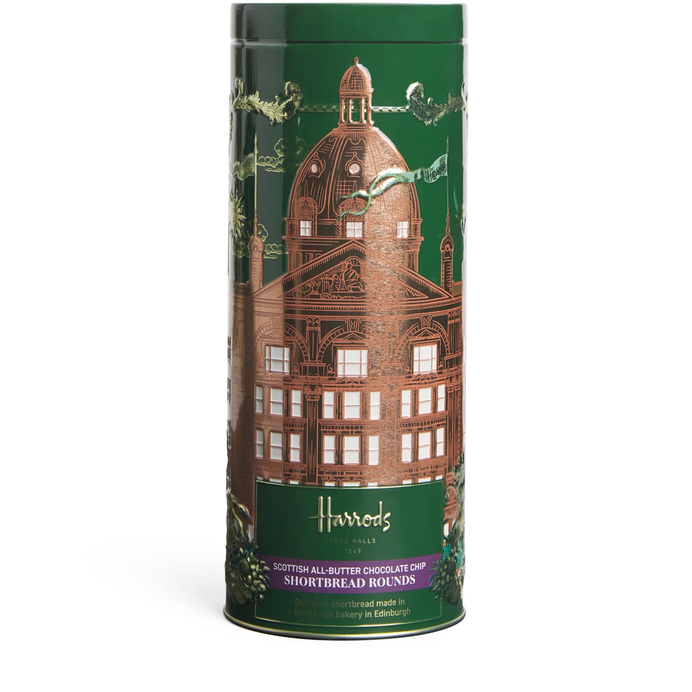 Harrods Scottish All-Butter Chocolate Chip Shortbread Rounds (200g)